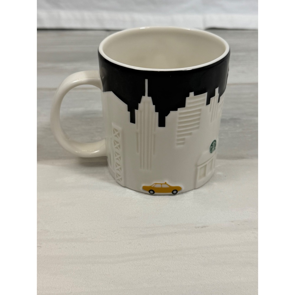 Starbucks 2012 Collector Series New York City NYC 3D Relief Skyline Coffee Mug